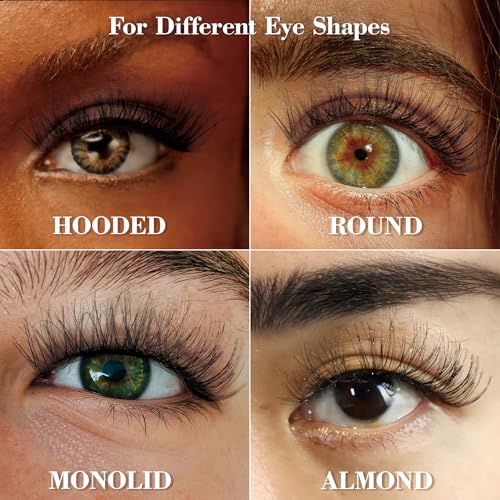 Natural Wispy Strip Lashes, 12.5mm Lightweight Faux Mink Lashes, 35mm Flared False Eyelashes for Everyday Natural Look, Soft & Comfortable, 5 Pairs