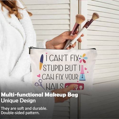 MNIGIU ITYSL TV Show Inspired Gift I¡¯m the Tiredest I¡¯ve ever Been Makeup Zipper Pouch for Tim Fans (Tiredest), Medium