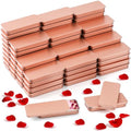 Norme 80 Pcs Rose Gold Slide Top Small Tins Containers Rectangular Cosmetics Metal Boxes Small Lip Balm Containers Metal Tins with Lids for Lip Balm Jewelry Crafts Pills,3.15 x 1.38 x 0.43"