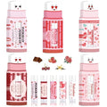 Loopeer 25 Pcs Valentines Lip Balms Bulk Galentines Day Party Favors Valentines Basket Stuffers Moisturizing Lip Balm Favors for Women Coworker Friends Teacher Classroom Exchange Prize(Lipstick Style)