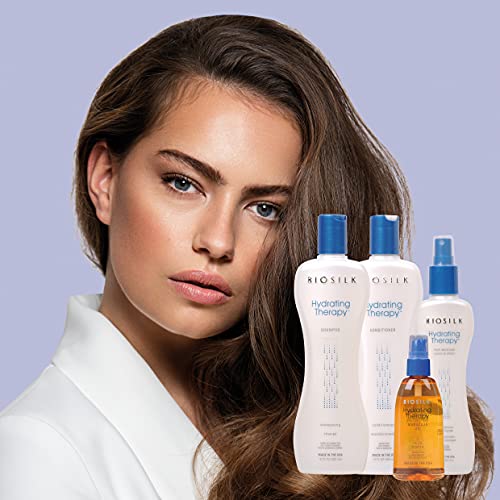 BioSilk Hydrating Therapy Pure Moisture Leave-In Conditioner Spray | 7 Ounces & Marc Anthony Leave-In Conditioner Spray & Detangler