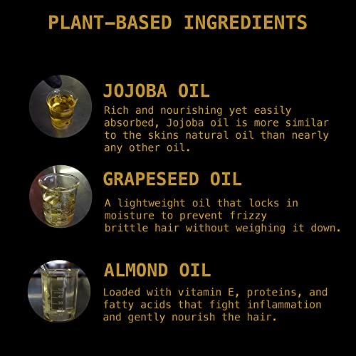 O'Douds Beard Oil for Men - Natural, Vegan Beard Conditioner & Mustache Oil with Jojoba Oil - Softens & Moisturizes Beards & Mustaches with Forest Scent (1oz.)