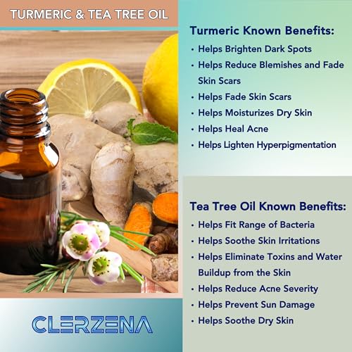 Lemon Turmeric Kojic Acid Soap Bars for Dark Spots | Vitamin C & E, Retinol, Collagen, Tea Tree Oil Face Soap Bars | Natural Soap Bar for Women & Men