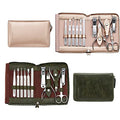 FAMILIFE Manicure Set, Nail Kit 11 in 1 pedicure kit Stainless Steel Mens Manicure Kit Leather and 1 in 1 Gift Set for Women and Men Nail Kit Manicure and Pedicure Set Nail Care Tools Stainless Steel