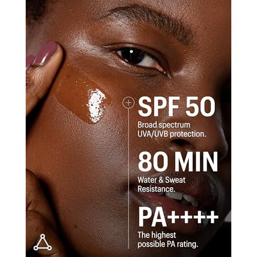 Allies of Skin Daily Face Sunscreen SPF 50, Jumbo | Zero White Cast Lightweight Gel Formula | Dermatologist Tested Under Makeup Primer| Water-Resistant & PA++++ Broad Spectrum UVA/UVB (3 fl oz)