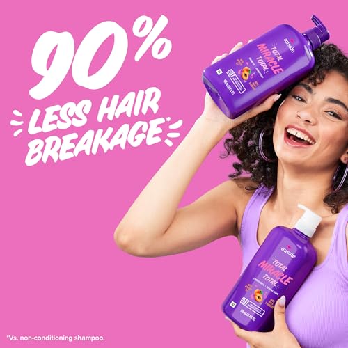 Aussie Total Miracle 7 Benefits Hair Conditioner for Damaged Hair, for All Hair Types, Paraben-Free, 30.4 fl oz, 4-pack