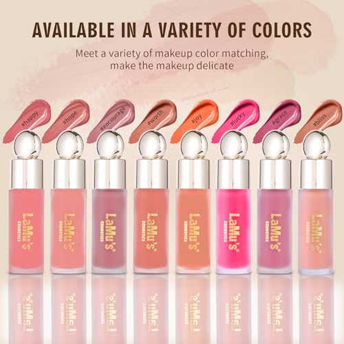 LaMu'S COSMETICS Soft Pinch Weightless Liquid Blush, Long-Lasting Beauty Natural Waterproof Face Liquid Blush For All-Day Wear (Encourage-Soft Neutral Pink, 0.25fl.oz/7.5ml)