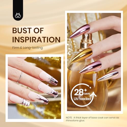Beetles Poly Nail Extension Gel Kit with UV Lamp+Beetles Neon Gel Nail Polish Set 6 Colors Glitter Purple Pink Black