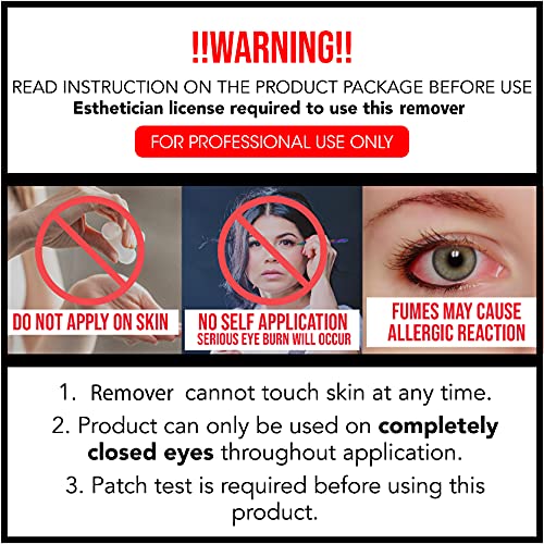 Lyon Lash Pro Gentle Eyelash Extension Cream Remover 15g 0.51fl. oz | Removes Lash Extension Glue Effectively| Low Irritation for Sensitive Skin | Essential Lash Extensions Supplies (Lavender)