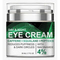 Caffeine Eye Cream for Puffiness and Bags Under Eyes Daily Anti-Wrinkle Cream Collagen Peptide Eye Cream Day and Night Reduce The Look Of Aging Line Smoothing Skin Care 1.7 FL OZ,1 Pack