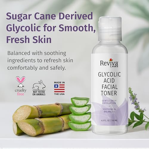 REVIVA Toner Glycolic Acid, 0.85 Pounds