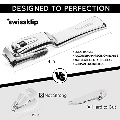 Swissklip Nail Care Bundle I Well Suited for Men & Women from All Age Groups I Natural Solution for Getting Healthy Nails I Suitable for Foor, Toe and Finger Nail