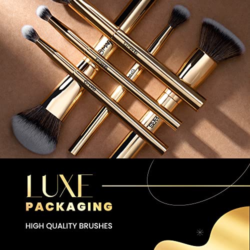 MARS Artist's Arsenal Makeup Brush Set for Professional Makeup | Eyeshadow Blending Brushes (3pcs) | Foundation, Blush, Powder and Foundation Brush (1pcs each)