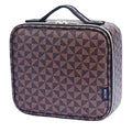 Travel Makeup Train MAKE UP Case Makeup Cosmetic Case Organizer Portable Artist Storage Bag with Adjustable Dividers for Cosmetics Makeup Brushes Toiletry Jewelry Digital Accessories