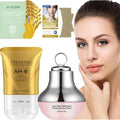 AH-8 Neck and Eye Cream Set with Electric Massage Tightening, Anti-Wrinkle Treatment with Red Light, Deep Moisturizer Bundle Care (neck cream neck tap and eye cream eye tap)