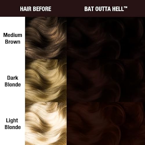 MANIC PANIC SuperNatural Hair Dye Bat Outta Hell Dark Brown
