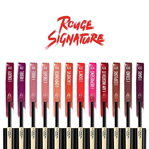 L¡¯Or?al Paris Makeup Rouge Signature Matte Lip Stain, I Create