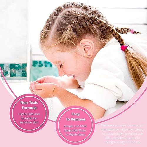 Expressions girl 14pc Fruity Flavored Lip Gloss Set - Lip Gloss in Assorted Fruity Flavors, Non Toxic Makeup for Kids & Teens
