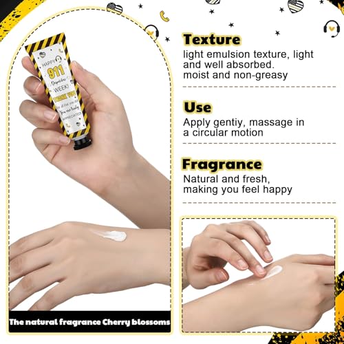 Loopeer 24 Pcs 911 Dispatcher Appreciation Gifts Bulk Hand Cream Travel Size Lotion Set Public Safety Telecommunicators Week Party Favors Birthday Retirement Thank You Gifts for Dispatch Life