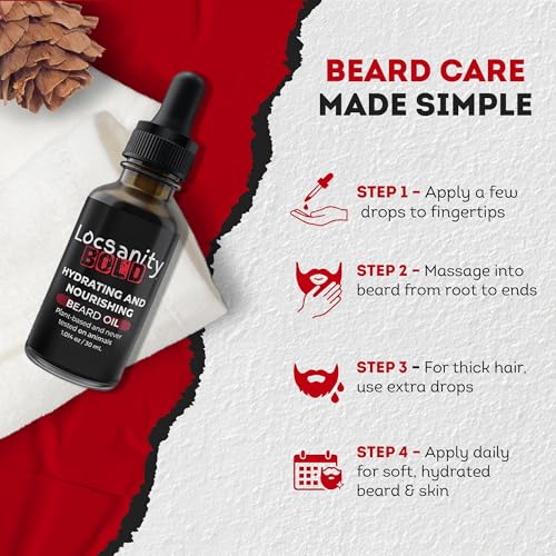 Locsanity BOLD Hydrating and Nourishing Beard Oil