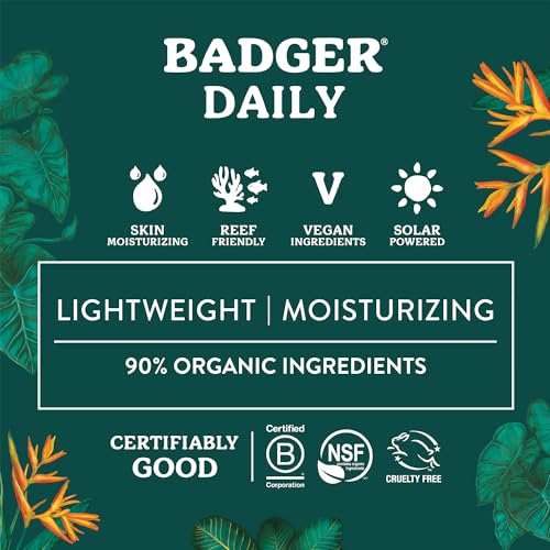 Badger Sport & Daily Sunscreen Bundle - SPF 40 Sport Mineral Sunscreen, SPF 30 Daily Mineral Sunscreen, Reef-Friendly Sunscreen with Zinc Oxide