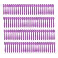 Reusable Mini Make-up Spatulas, 100 pieces,Violet.