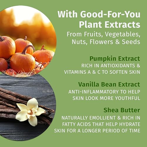 Limited Edition Pumpkin Spice & Vanilla Chai Herbal Moisturizing Body Lotion (17 oz) ? Fall Scented for Women or Men with Dry or Sensitive Skin - Hydrating Moisturizer for Daily Radiance , (Pack of 2)