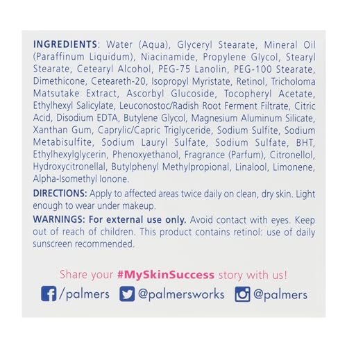 Palmer's Skin Success Anti-Dark Spot Fade Cream with Vitamin E and Niacinamide,for All Skin Types 2.7 Ounce,(Pack of 2)