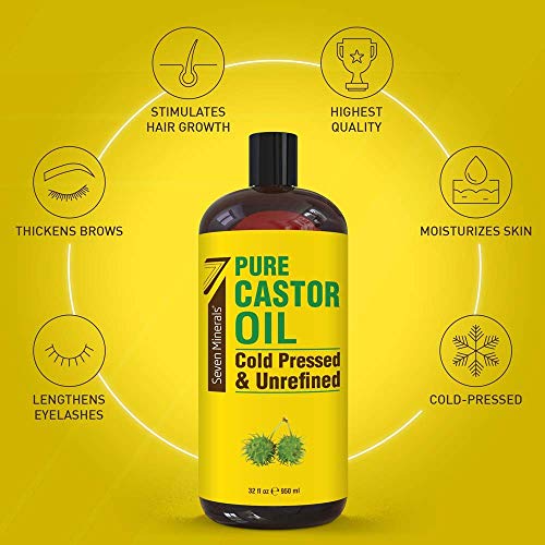 Seven Minerals Pure Castor Oil & Pure Fractionated Coconut Oil