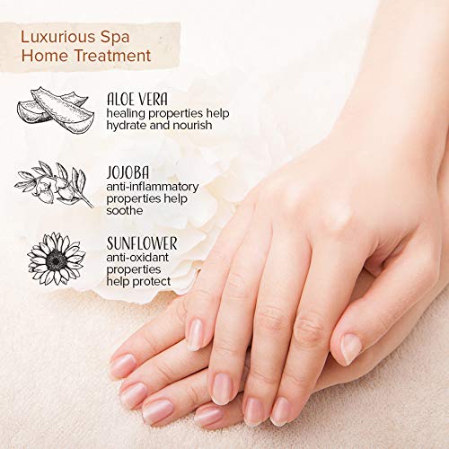 Nu-Pore Moisturizing Gloves ? Hand Mask for Dry Hands and Moisturizer with Jojoba Oil and Aloe Vera to Help Repair and Soothe Extra Dry Skin, Paraben & Latex Free (24 Pack)