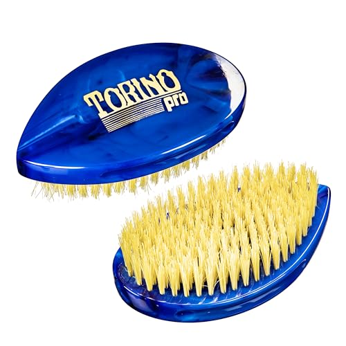 Torino Pro Curve Wave brush #231 - Curved Medium Shower Brush - Extra long bristles - great for laying down waves