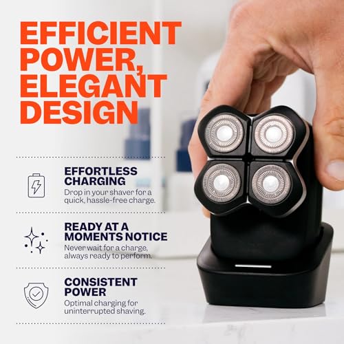 Freebird FlexSeries Pro Charging Dock - Sleek, Compact Charging Station for Your Shaver with LED Indicator & USB Cable