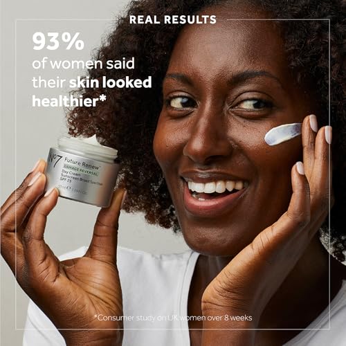No7 Future Renew Damage Reversal Skincare Set - Anti Aging Face Serum (.33 Fl Oz), Day Cream with SPF 25 (1.69 Fl Oz) & Night Cream (1.69 Fl Oz) - Reverses Visible Signs of Sun Damage - 3-Piece Set | Damage Reversal, Day Cream, SPF 25, Night Cream