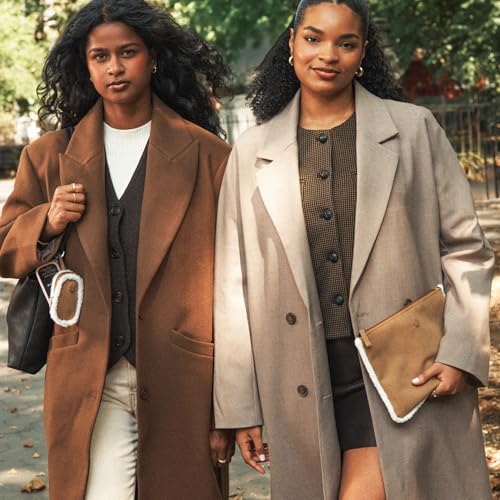 Touchland Special Edition Vegan Shearling Touchette, Attachable Fashion Accessory with Snap Hook for Touchland Mist