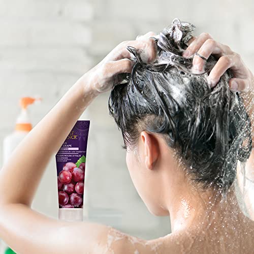 Desert Essence Italian Red Grape Shampoo & Conditioner Bundle - 8 Fl oz - Color-Protective Shampoo formulated with Resveratrol, Organic Grape Seed aAntioxidant Rich, Organic Sea Kelp Nettle Extracts,
