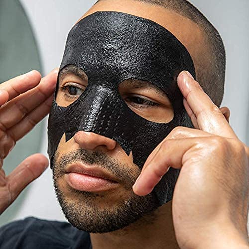 Cardon Signature Sheet Masks (4-Pack) | Korean Sheet Mask for Men and Women | Hydrating Face Mask with Cactus Extract | Couples Spa Night-In | Full Face & Beard-Friendly Masks