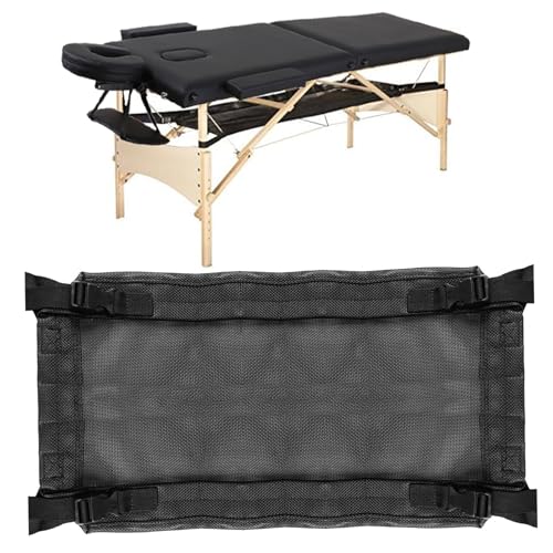 Massage Porta Shelf Hammock,Extra Large Under-Desk Storage Mesh Pocket for Bolsters, Cushions, Pillows, Sheets and Accessories, Creates More Space Under Your Table(51.18 * 21.65in)
