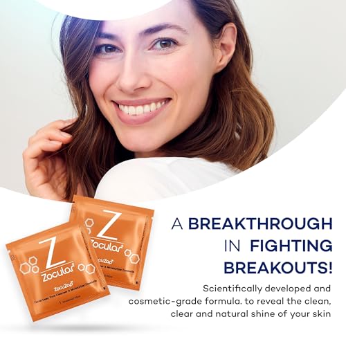 Zocular ZocuZap Face Wipes ? Moisturizing Face Cleansing Wipes for Makeup Removal & Gentle Exfoliation with Natural Okra Complex ? 15 Count