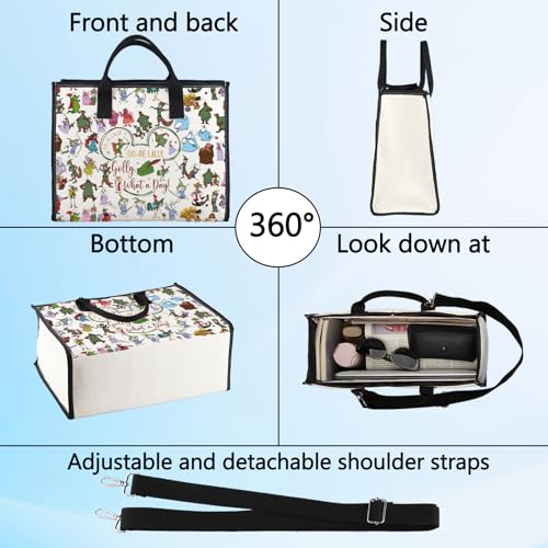 LEVLO Fox Cosmetic Makeup Bag Fox Movie Fans Gift Golly Day Zipper Pouch Bag