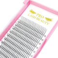 Premade Fans Eyelash Extensions 3D-D-0.07-13 Short Stem Premade Volume Eyelash Extensions 3D 5D 7D Volume Lash Extensions 9 to 20 mm Pre made Lash Fans C D Curl .07 .10(3D-D-0.07,13mm)