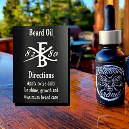 Beard Oil For Men - Organic Beard Growth Oil Made In USA, Premium Beard Conditioner And Softener With Jojoba Oil - 1 Pack, 1 Fl Oz, Spearmint Sage