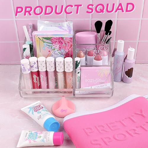 Petite 'n Pretty Featherlight Clear Mascara and Brow Gel - Makeup for Kids, Tweens and Teens - Dual Purpose Clear Finish for Brows and Lashes - Non-Toxic & Made in the USA