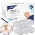 2025 Shampoo Caps No Rinse, Portable Rinse Free Shower Cap that Shampoos for Home, Nursing Home, Outdoor Travel, Surgery, Hospitalization, Mobility Impaired and Seniors 6/12 Pack (6 Pack)