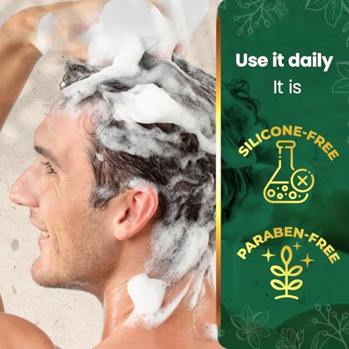 T?o Nacho Mexican Herbs Anti-Hair Loss Shampoo with Royal Jelly and Rosemary Extract, Strengthening Herbal Shampoo for Men and Women, Nourishing Formula, Healthier Hair, 32 fl oz (Pack of 2)