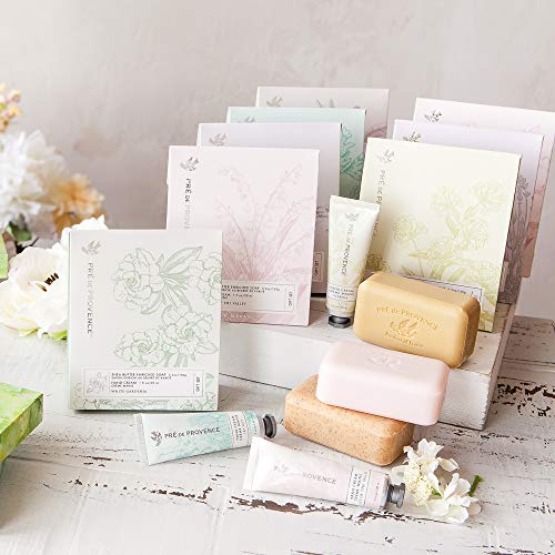 Pre de Provence Gift Set Collection 150 Gram Soap Bar & 1 fl oz Hand Cream, Sea Salt