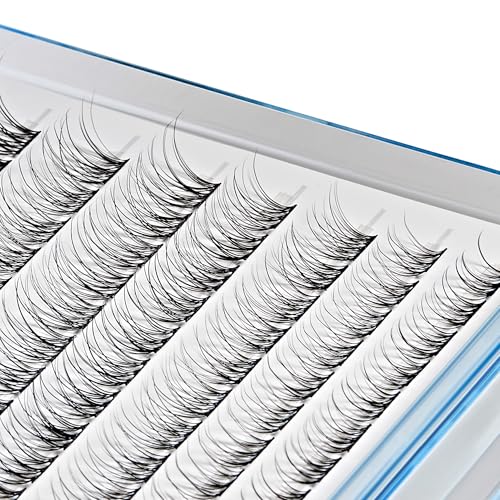 Broadway Lash Clusters, 9-16mm 70 pcs Assorted Natural Wispy False Eyelashes, Customizable DIY Individual Lash Extensions for Beginners, Lightweight & Comfortable Wide Band, Great for Everyday Glam