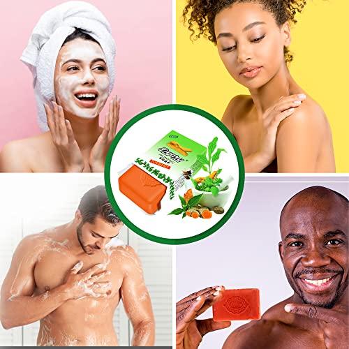 Turmeric Soap All Natural Hand Crafted Vegan Ayurvedic Pack of 12 bars 31.7Oz