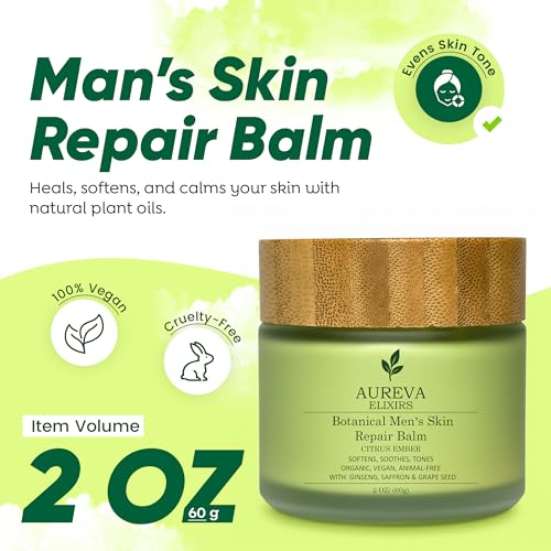 Unscented Natural Lotion, Body Moisturizer, Face Cream, No Petroleum Organic Castor & Jojoba Oil Aftershave Balm Beard Oil Makeup Remover Diaper Rash Cream Tattoo Aftercare in Glass - 6 fl oz