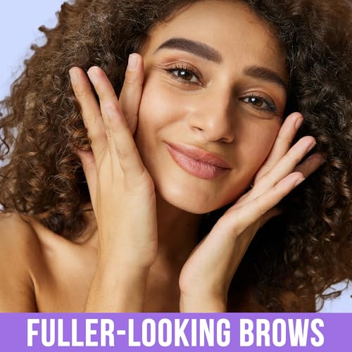 Vevivia Eyebrow Pen and Eyebrow Gel - Brow Pen 2-in-1 Eyebrow Pencils for Women with Micro-Fork Tip and Brow Gel Clear, Eyebrow Makeup for All-Day Defined, Fuller Brows, Dark Brown