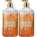 Limited Edition Pumpkin Spice & Vanilla Chai Herbal Moisturizing Body Lotion (17 oz) ? Fall Scented for Women or Men with Dry or Sensitive Skin - Hydrating Moisturizer for Daily Radiance , (Pack of 2)